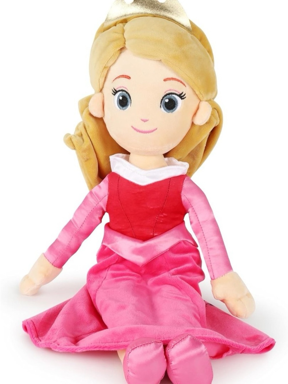 NWT Aurora Plush Princess Doll Pillow buddy stuffed animal